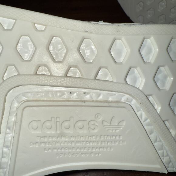 Adidas Leopard Accent White Sneakers Women’s Size 10.5 - Picture 5 of 5